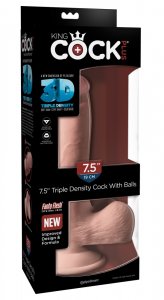 7.5"" Triple Density Cock with balls