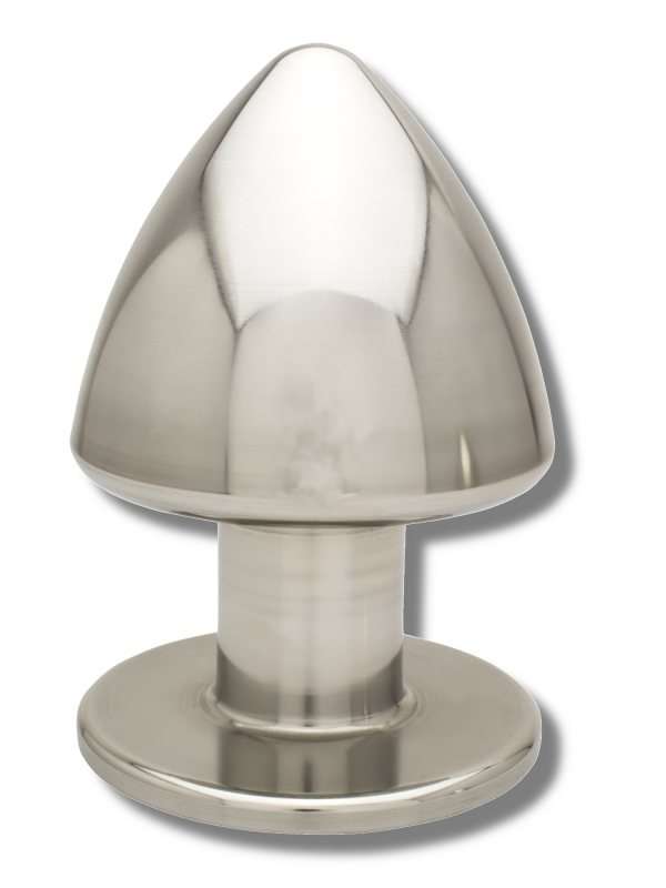 Stainless steel anal plug: (butt plug) 10 cm | For professionals Stainless steel anal plug: (butt plug) 10 cm | For professionals