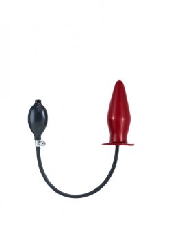 Inflatable Solid Butt Plug - Red XL Inflatable Solid Butt Plug - Red XL