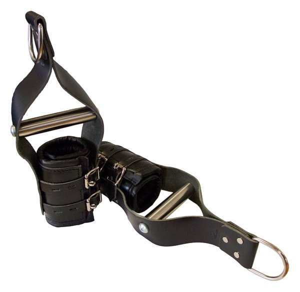 Premium hanging wrist cuff with grab handle Premium hanging wrist cuff with grab handle