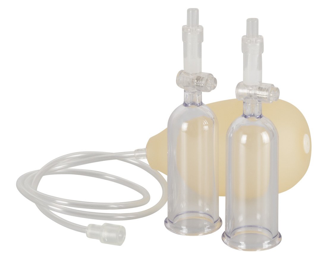 Clitoris pump with two suction cups Clitoris pump with two suction cups