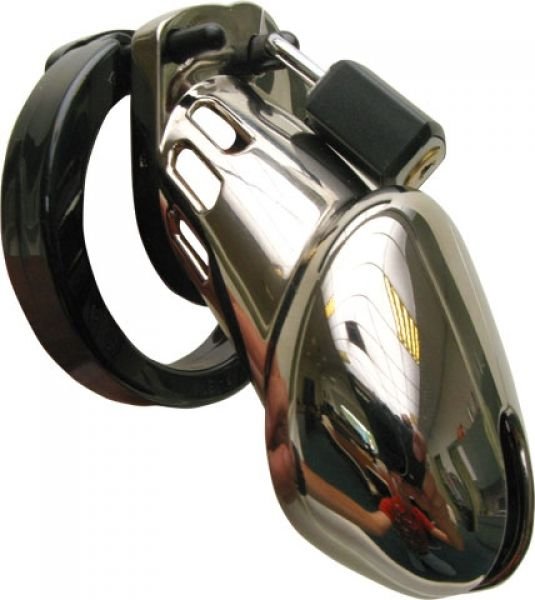 Chastity cage in chrome design Chastity cage in chrome design