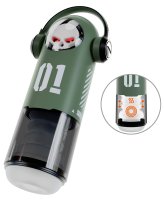 Preview: SKULL Masturbator with 3 Functions - Automatic Masturbator with heat function