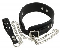 Preview: Silicone collar with leash soft and smooth