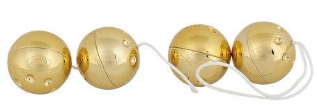 Luxury love balls with 24karat gold plating Luxury love balls with 24karat gold plating