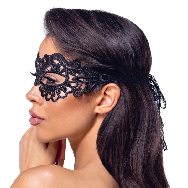 Eye mask with embroidery
