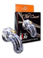 Preview: CB-X The Curve Chastity cage - Transparent