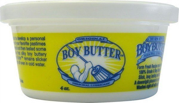 Boy butter makes it slippery