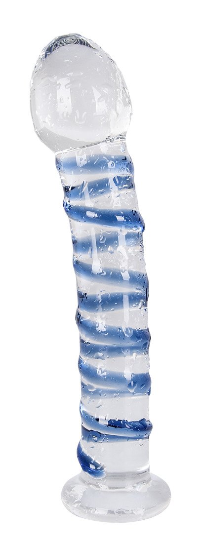 Transparent Glass Dildo Arts Clair Bleu Transparent Glass Dildo Arts Clair Bleu