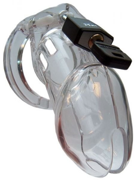 Transparent Chastity cage with perfect fit