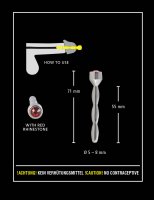 Preview: Massive dilator with gemstone