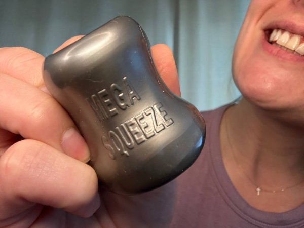 Oxballs MEGA SQUEEZE Ballstretcher Silver