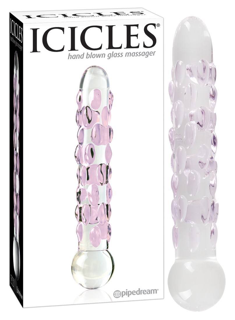 Icicles No.7 - the transparent glass dildo for the woman