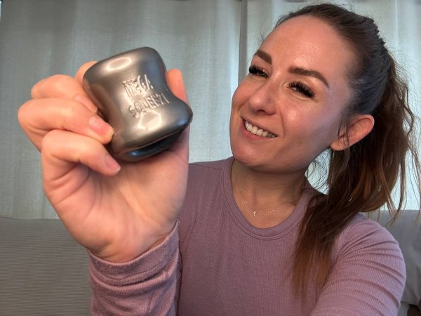 Oxballs MEGA SQUEEZE Ballstretcher Silver