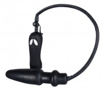 Preview: Black Inflatable Vibro Anal Plug