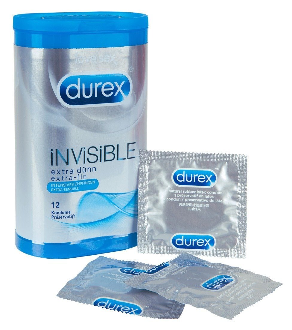 Invisible extra thin pack of 12 Invisible extra thin pack of 12