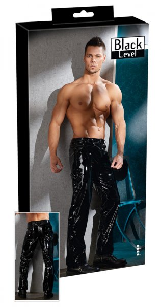 Men's Vinyl Trousers