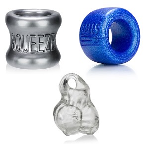 Ball stretcher testicle ring silicone