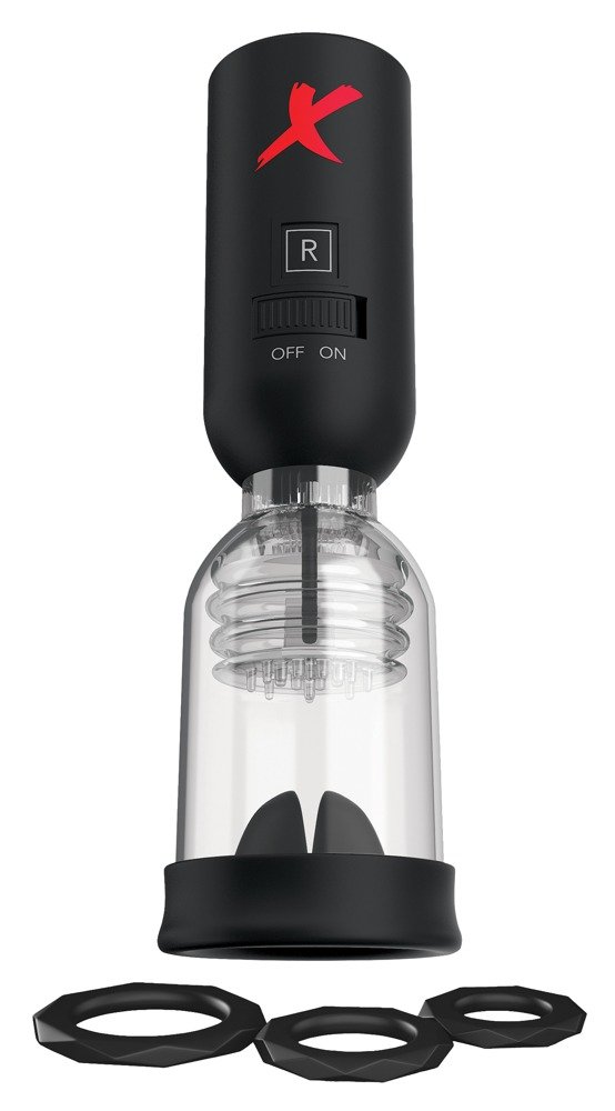 Suction glans pump with vibration