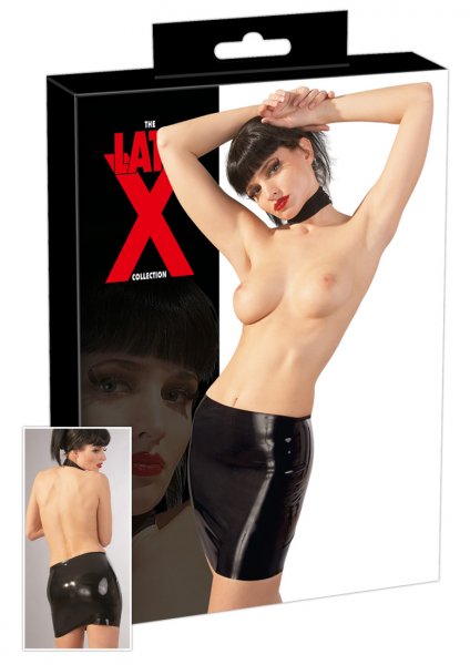 Latex Mini Skirt