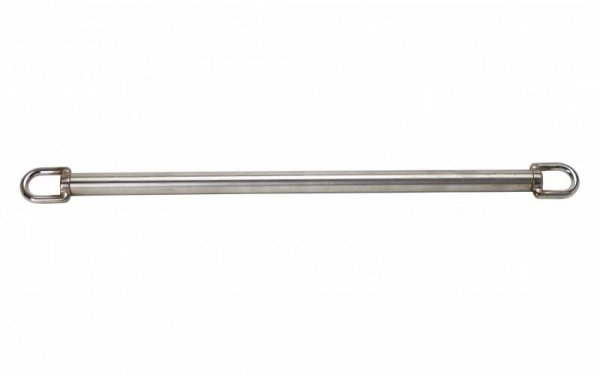 Spreader bar made of stainless steel with fixed ring eyes