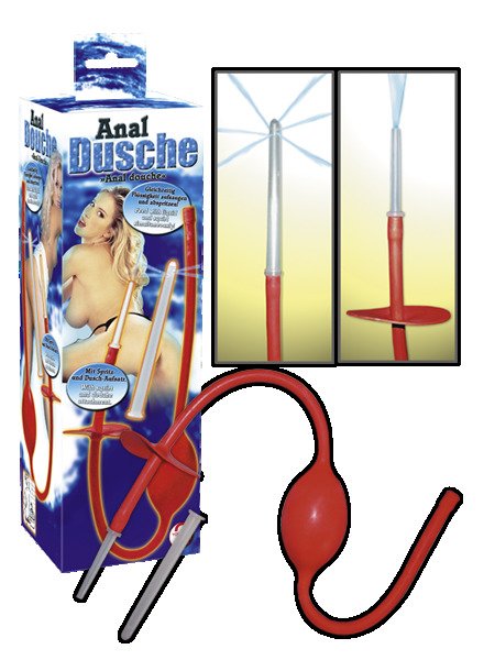 An anal shower for the unforgettable enema