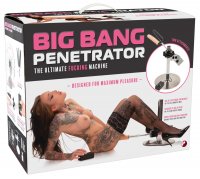 Preview: Big Bang Penetrator - The Fuck Machine with height-adjustable stand and two attachments