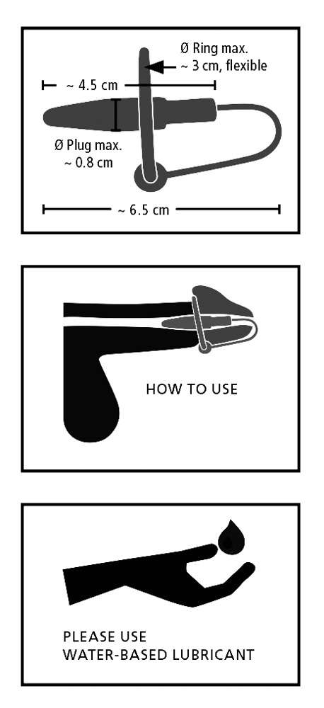 how to use a penis plug Penis Plug+Silicone Glans Ring