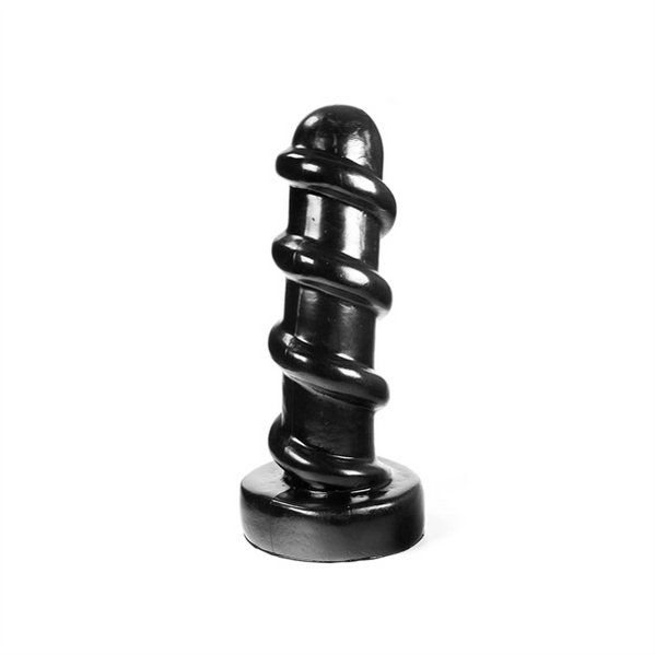 Dark Crystal Anal Plug Alfred Black - seduction to screw 29x7cm