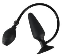 Preview: True Black Inflatable Butt Plug