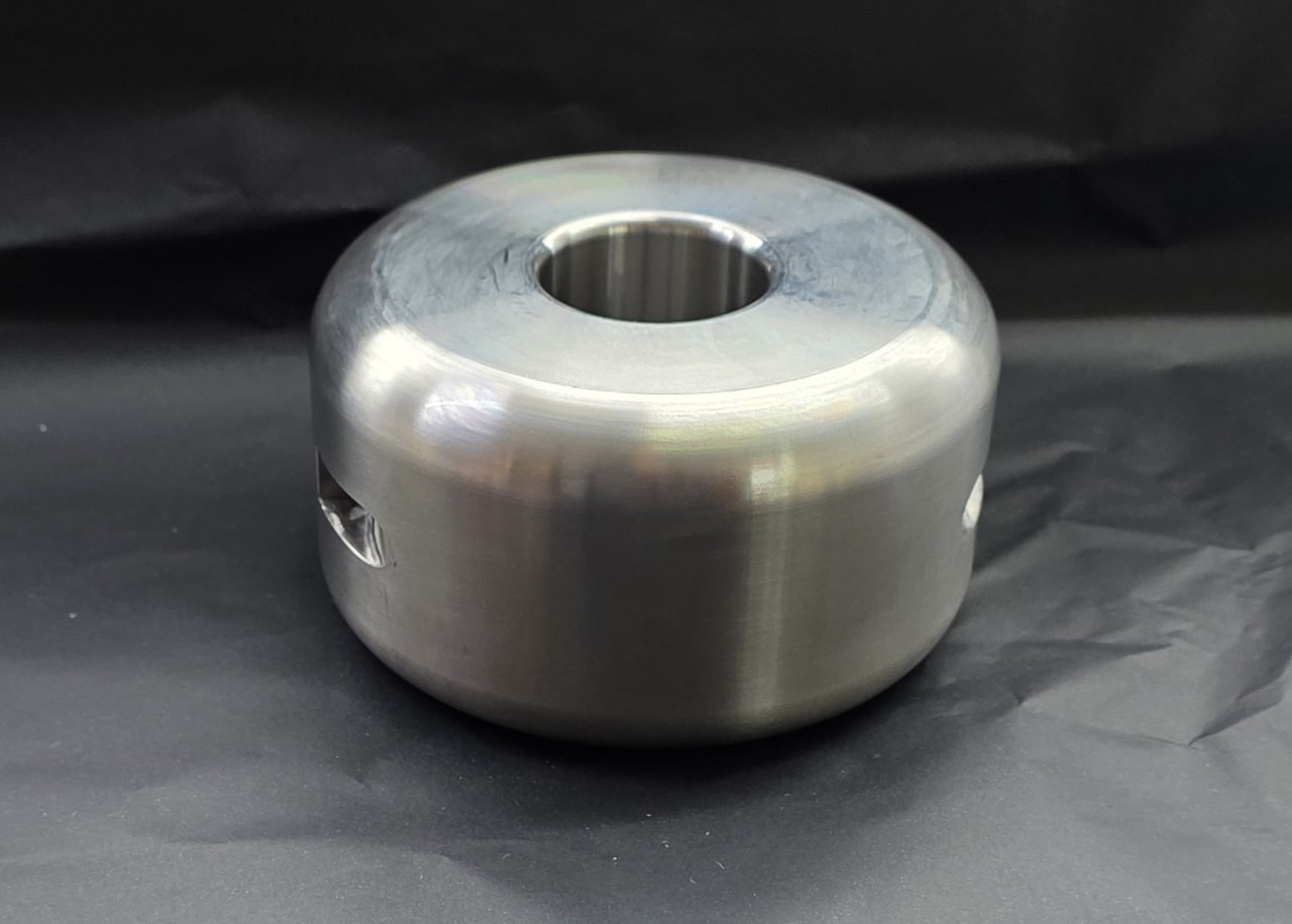 Stainless steel Ballstretcher Height: 70 Inner diameter: 40 mm Weight: 6 kg