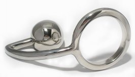 Cockring with stainless steel asslock of your choice Cockring with stainless steel asslock of your choice