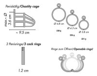 Preview: Chastity Cage Chastity cage men metal