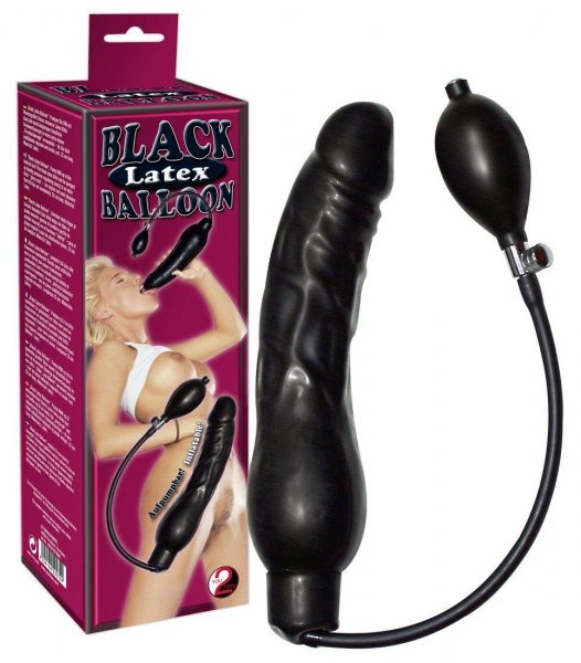Black Latex Balloon