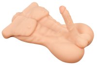 Realistixxx Deluxe Man – hautfarbener Torso-Masturbator in Schrägansicht