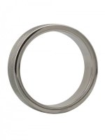 Preview: Cockring aus Edelstahl 15 mm breit geriffelt