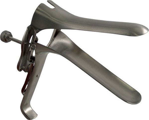 Large speculum made of stainless steel