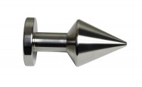 Preview: Buttplug made of stainless steel Ø 50 mm optional with writing