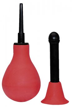 Intimdusche mit zwei praktischen Aufsätzen Intimdusche mit zwei praktischen Aufsätzen