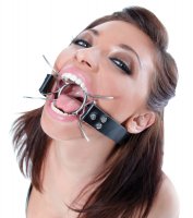 Preview: Stainless steel spider gag for BDSM games