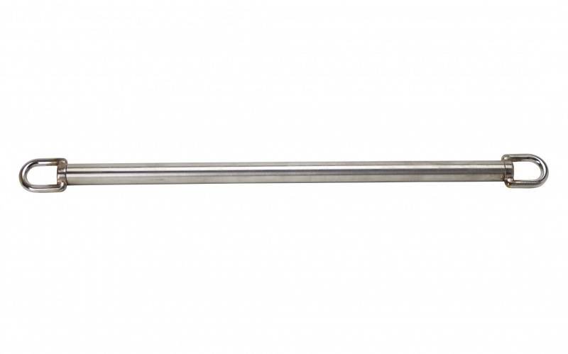 Stainless steel spreader bar with fixed ring eyelets Stainless steel spreader bar with fixed ring eyelets