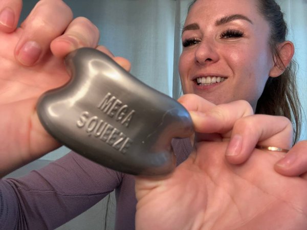 Oxballs MEGA SQUEEZE Ballstretcher Silver