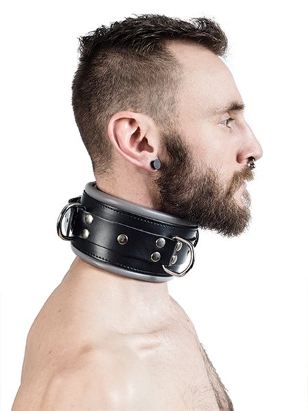 slaves neck chain grey upholstery