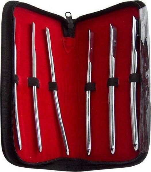 Hegar dilator set of 6 stainless steel