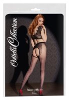Preview: Crotchless Tights, with decorative seam