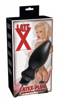 Preview: Inflatable Anal plug black latex