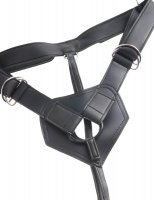 Preview: 7&quot;&quot; Uncut Cock with Strap-On Harness