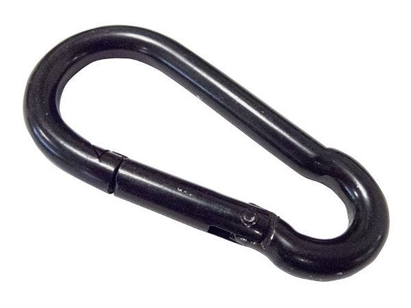 Carabiner Black 8 cm