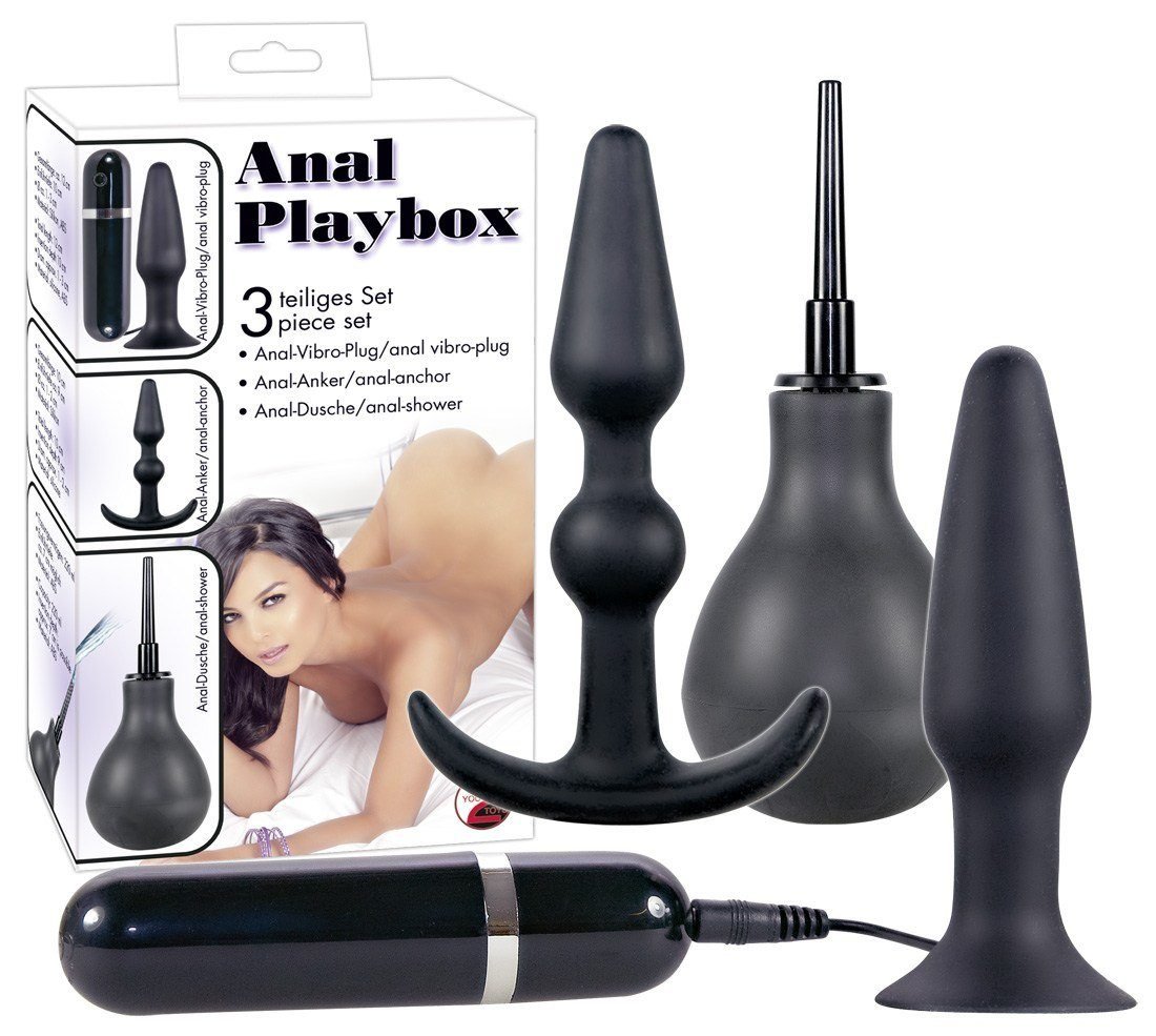 Playbox with anal plugs and accessories