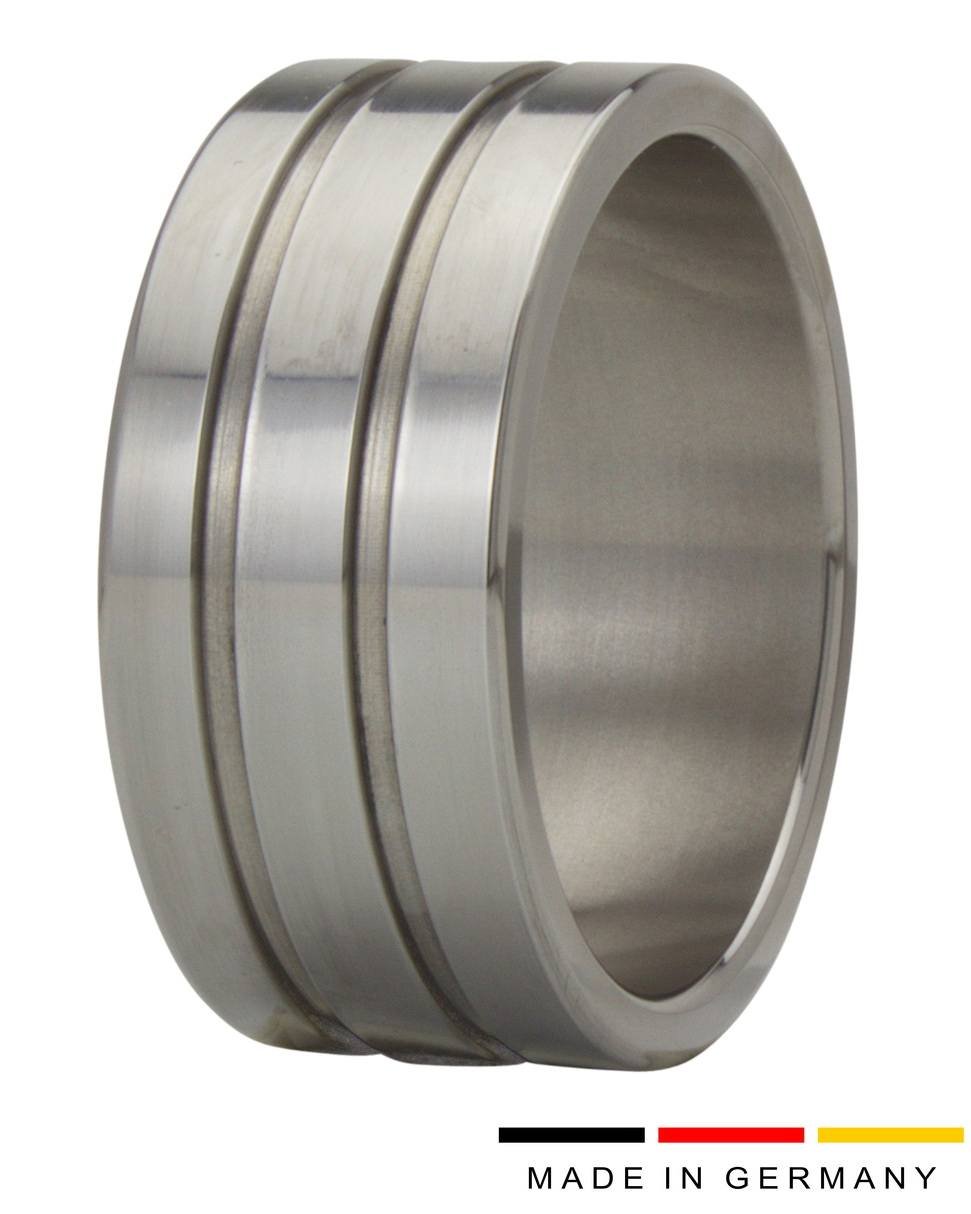 Cockring penis ring stainless steel with grooves 25 mm Cockring penis ring stainless steel with grooves 25 mm